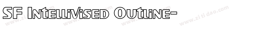 SF Intellivised Outline字体转换